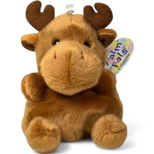 Aurora Palm Pals Cinnamon Moose 99132 5" Plush Stuffed Animal Forest NWT